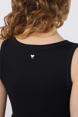Tank top côtelé noir MAXMARA | Marine