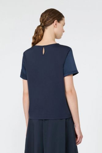 Blouse satin bleu WEEKEND MAX MARA | MARINE Auvelais