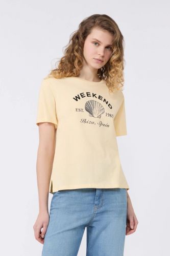 MaxMara-Weekend tee-Shirt Jaune