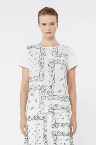 MaxMara-Weekend tee-Shirt Noir/blanc