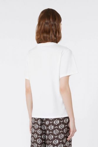 MaxMara-Weekend tee-Shirt Blanc femmes (tshirt uni petit papillon - VENACO) - Marine | Much more than shoes