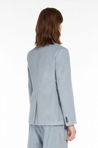 Blazer en velours côtelé bleu MAXMARA | Marine