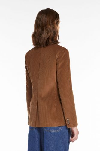 Blazer en velours côtelé brun MAXMARA | Marine