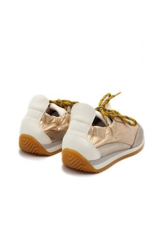 Baskets dorées MELINE | Marine