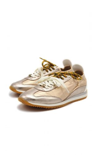 Baskets dorées MELINE | Marine