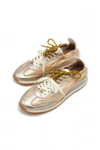 Baskets dorées MELINE | Marine