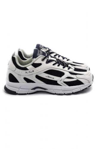 Mercer basket bas Bleu/blanc