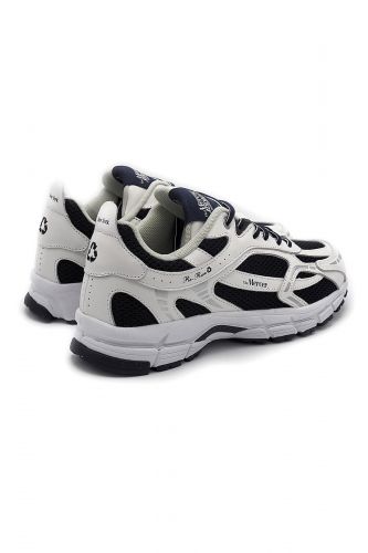 Mercer basket bas Bleu/blanc hommes (Runner blanc & bleu - 1001 RE-RUN city blu/blanc) - Marine | Much more than shoes