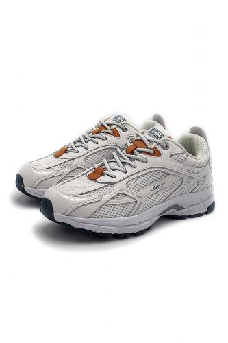 Mercer basket bas Blanc hommes (Runner blanc patte orange  - 1001 RE-RUN city blanc/orange) - Marine | Much more than shoes