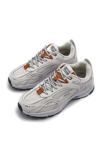 Mercer basket bas Blanc hommes (Runner blanc patte orange  - 1001 RE-RUN city blanc/orange) - Marine | Much more than shoes