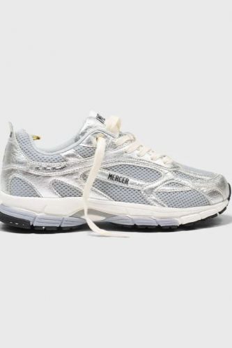 Mercer basket bas Argent unisex (Runner classique silver - 3001 RE-RUN PINEAPPLE silver) - Marine | Much more than shoes