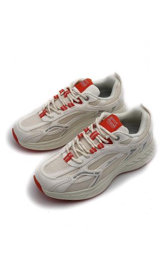 Mercer basket bas Blanc femmes (Runner blanc & rouge - 1009 RE-RUN max suede) - Marine | Much more than shoes