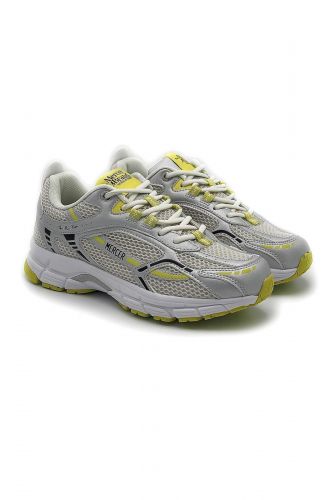 Mercer basket bas Argent femmes (Runner silver & néon jaune - 1007 RE-RUN fluo jaune/argent) - Marine | Much more than shoes