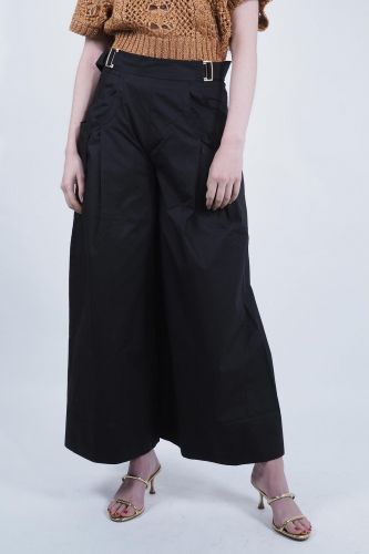 Pantalon large noir MESDEMOISELLES | Marine
