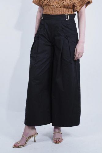 Pantalon large noir MESDEMOISELLES | Marine