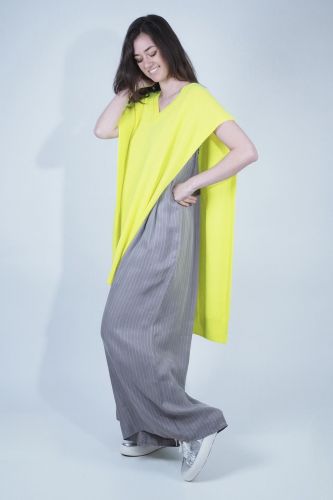 Poncho jaune fluo MESDEMOISELLES | Marine