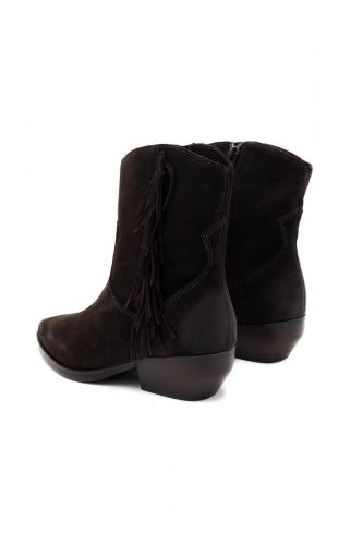 Boots style santiag à franges marron MJUS | Marine