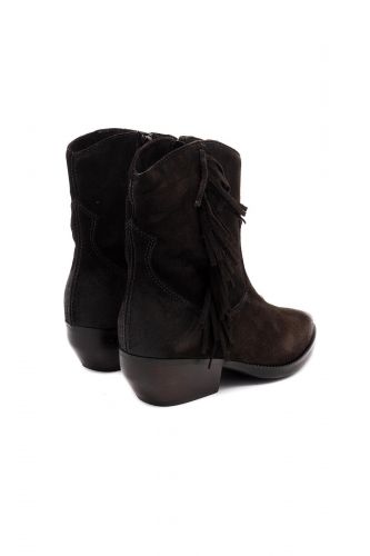 Boots style santiag à franges marron MJUS | Marine