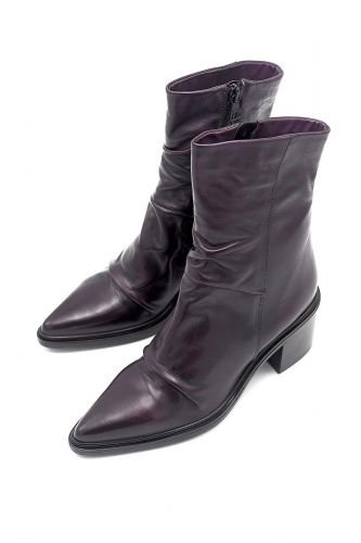 Boots en cuir mauve MJUS | Marine