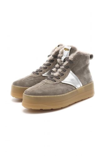 Bottines en nubuk taupe MJUS | Marine
