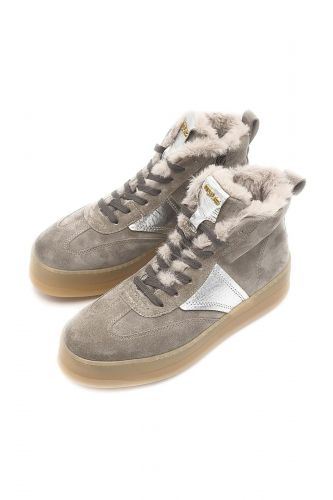 Bottines en nubuk taupe MJUS | Marine