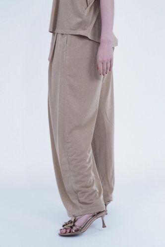 Momoni pantalon Or femmes (Pantalon lurex - ASPEN dorato scuro) - Marine | Much more than shoes