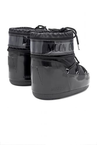 Moon boot basses noir satiné MOON BOOT | Marine