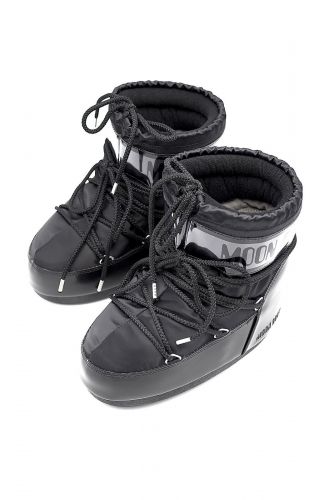 Moon boot basses noir satiné MOON BOOT | Marine