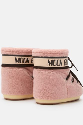 Moon Boot Grand froid Rose femmes (Iconique pink teddy - MB ICON LOW POLAIRE PINK) - Marine | Much more than shoes