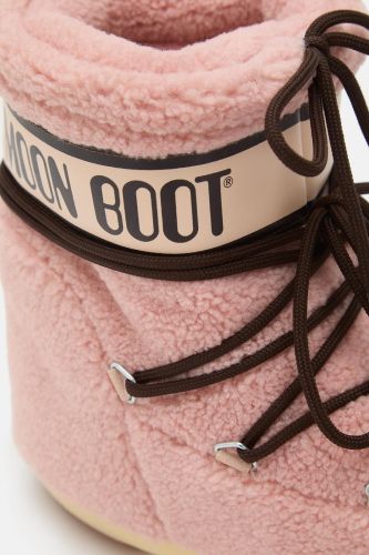 Moon Boot Grand froid Rose femmes (Iconique pink teddy - MB ICON LOW POLAIRE PINK) - Marine | Much more than shoes