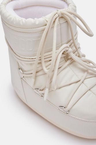 Moon Boot Grand froid Blanc femmes (Iconique crème - MB ICON LOW CAOUTCHOUC CRÈME) - Marine | Much more than shoes