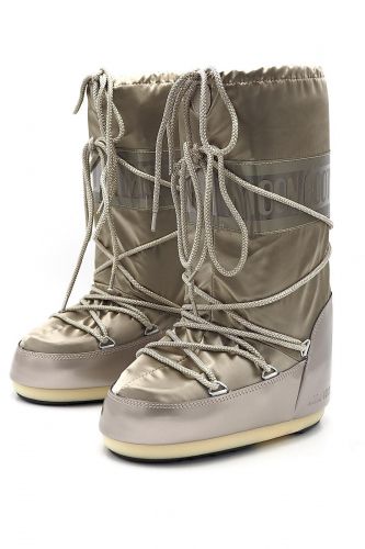 Moon boot hautes doré satiné MOON BOOT | Marine