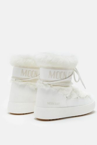 Moon Boot Grand froid Blanc femmes (Semelle fine blanc - MB LTRACK FAUX FUR WHITE) - Marine | Much more than shoes