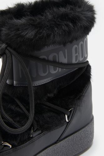 Moon Boot Grand froid Noir femmes (Semelle fine noir - MB LTRACK FAUX FUR BLACK) - Marine | Much more than shoes