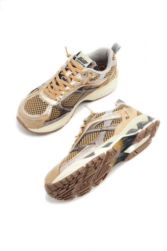 MRP basket bas Beige femmes (Running nouvelle semelle - MELROSE combi beach sand) - Marine | Much more than shoes