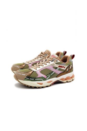 MRP basket bas Vert femmes (Running nouvelle semelle - MELROSE combi flower) - Marine | Much more than shoes