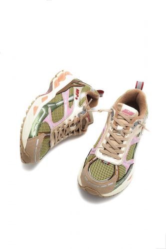 MRP basket bas Vert femmes (Running nouvelle semelle - MELROSE combi flower) - Marine | Much more than shoes