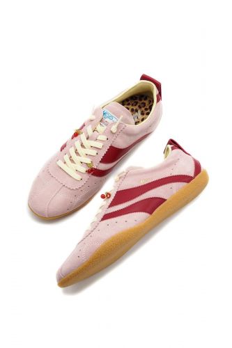 Baskets roses et bordeaux avec mini-cerises MRP | Marine