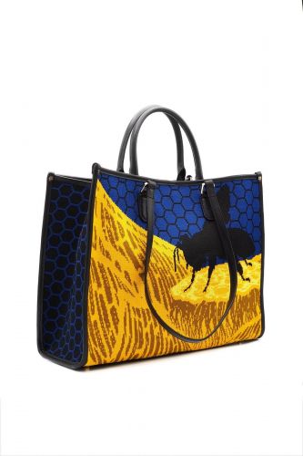 My-Best Bag  sac  femmes (Grand shopper Abeilles - 2007 Big Tote Abeilles) - Marine | Much more than shoes