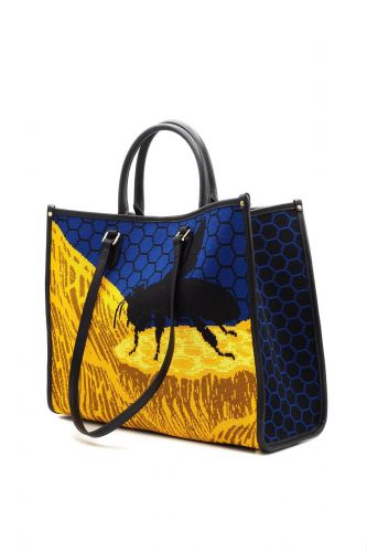 My-Best Bag  sac  femmes (Grand shopper Abeilles - 2007 Big Tote Abeilles) - Marine | Much more than shoes