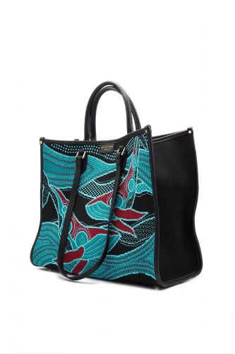 My-Best Bag  sac Bleu-multi femmes (Grand shopper Baleines - 2019  Big Tote Baleines) - Marine | Much more than shoes