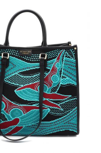 My-Best Bag  sac Bleu-multi femmes (Grand shopper Baleines - 2019  Big Tote Baleines) - Marine | Much more than shoes