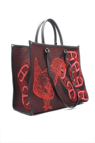 Sac cabas tissé à la main, thème coloré MY-BEST BAG | Marine