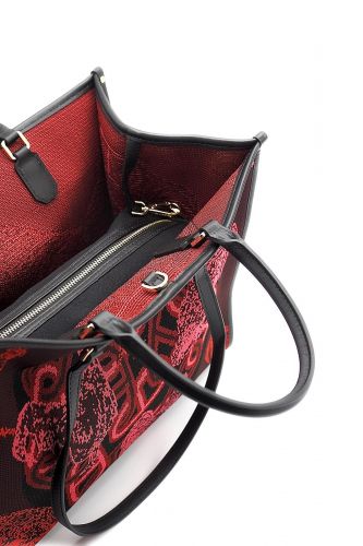 Sac cabas tissé à la main, thème coloré MY-BEST BAG | Marine