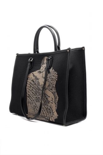 Sac cabas tissé à la main Versailles MY-BEST BAG | Marine