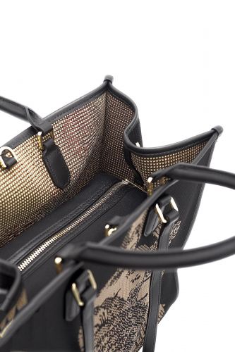 Sac cabas tissé à la main Versailles MY-BEST BAG | Marine