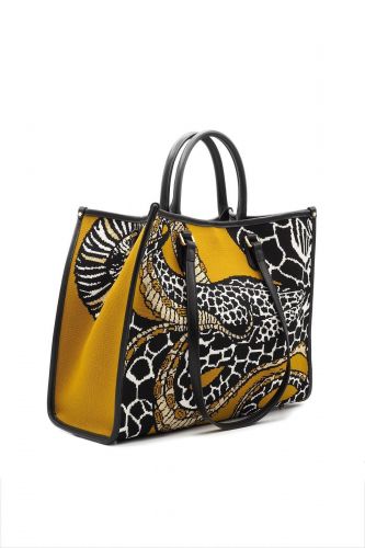My-Best Bag  sac Bleu-multi femmes (Grand shopper Octopus - 2016  Big Tote Pieuvre) - Marine | Much more than shoes
