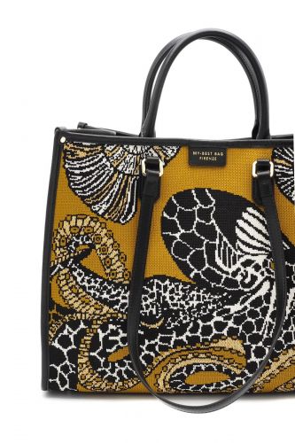 My-Best Bag  sac Bleu-multi femmes (Grand shopper Octopus - 2016  Big Tote Pieuvre) - Marine | Much more than shoes