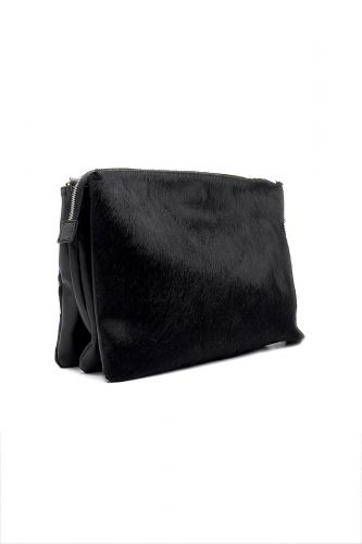 Sac porté épaule en pony MY-BEST BAG | Marine