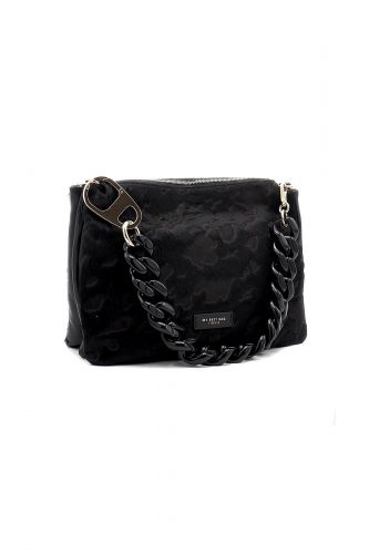 Sac porté épaule en pony MY-BEST BAG | Marine